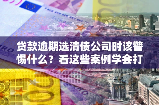 济南贷款逾期选清债公司时该警惕什么？看这些案例学会打翻身仗