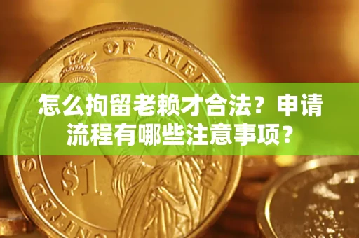 济南怎么拘留老赖才合法？申请流程有哪些注意事项？