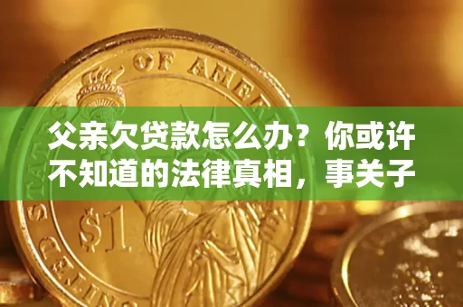 济南父亲欠贷款怎么办？你或许不知道的法律真相，事关子女未来