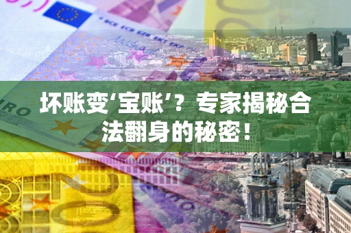 济南坏账变‘宝账’？专家揭秘合法翻身的秘密！