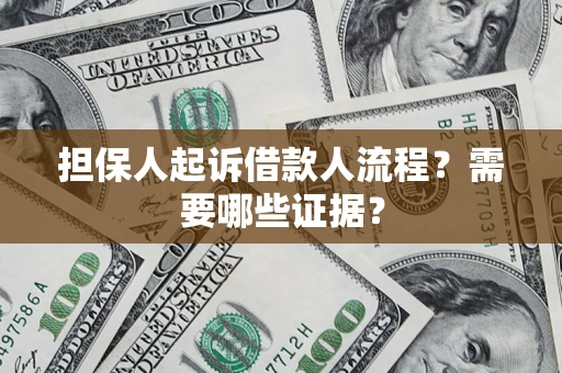 济南担保人起诉借款人流程？需要哪些证据？