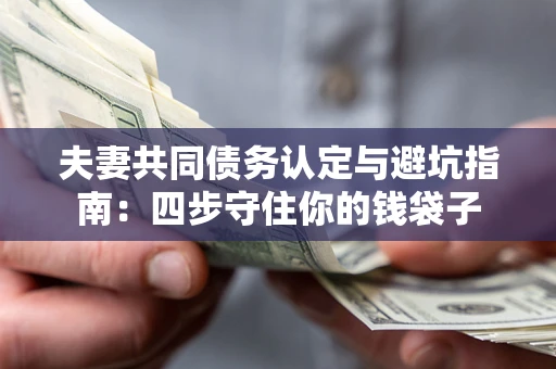 济南夫妻共同债务认定与避坑指南：四步守住你的钱袋子