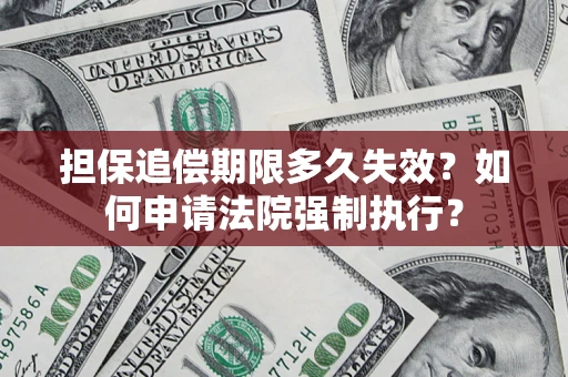 济南担保追偿期限多久失效？如何申请法院强制执行？