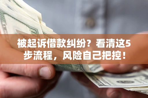 济南被起诉借款纠纷？看清这5步流程，风险自己把控！
