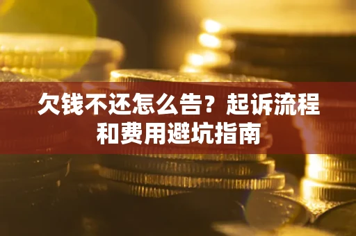 济南欠钱不还怎么告？起诉流程和费用避坑指南