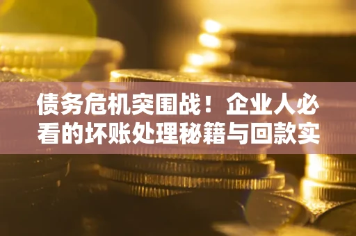 济南债务危机突围战！企业人必看的坏账处理秘籍与回款实战指南
